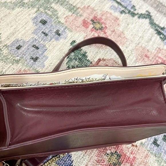 Pre Owned Danielle Nicole Disney Beauty and the Beast Book Crossbody Bag - Picture 6 of 14